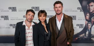 Hemsworth, Berry Lead Crime 101 LA Premiere; Damon, Affleck, Liam Show Support